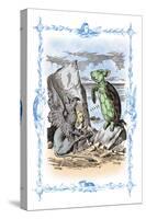 Alice in Wonderland: The Mock Turtle's Story-John Tenniel-Stretched Canvas