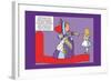 Alice in Wonderland: The Queen of Hearts-John Tenniel-Framed Art Print