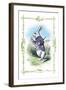 Alice in Wonderland: The White Rabbit-John Tenniel-Framed Art Print