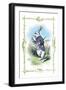 Alice in Wonderland: The White Rabbit-John Tenniel-Framed Art Print