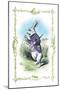 Alice in Wonderland: The White Rabbit-John Tenniel-Mounted Art Print