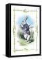 Alice in Wonderland: The White Rabbit-John Tenniel-Framed Stretched Canvas