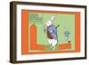 Alice in Wonderland: The White Rabbit-John Tenniel-Framed Premium Giclee Print