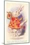 Alice in Wonderland, White Rabbit-null-Mounted Art Print