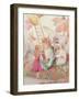 Alice in Wonderland with Peter the Lizard-Charles Maurice Detmold-Framed Giclee Print