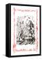 Alice in Wonderland: You're Nothing But a Pack of Cards!-John Tenniel-Framed Stretched Canvas