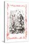 Alice in Wonderland: You're Nothing But a Pack of Cards!-John Tenniel-Stretched Canvas