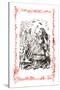 Alice in Wonderland: You're Nothing But a Pack of Cards!-John Tenniel-Stretched Canvas