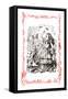 Alice in Wonderland: You're Nothing But a Pack of Cards!-John Tenniel-Framed Stretched Canvas
