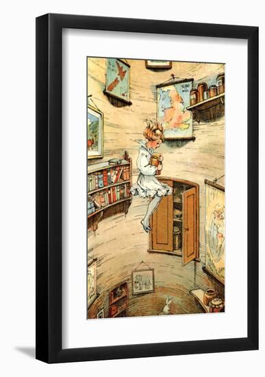Alice in Wonderland-W H Walker-Framed Art Print