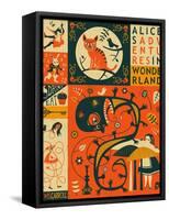 Alice in Wonderland-Jazzberry Blue-Framed Stretched Canvas