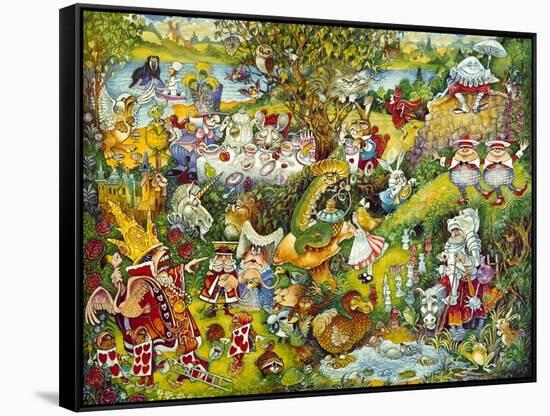 Alice in Wonderland-Bill Bell-Framed Stretched Canvas