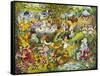 Alice in Wonderland-Bill Bell-Framed Stretched Canvas