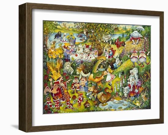 Alice in Wonderland-Bill Bell-Framed Giclee Print