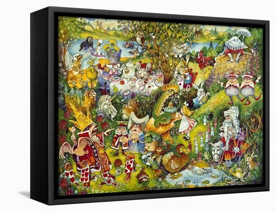 Alice in Wonderland-Bill Bell-Framed Stretched Canvas