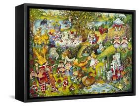 Alice in Wonderland-Bill Bell-Framed Stretched Canvas