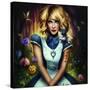 Alice in Wonderland-JoJoesArt-Stretched Canvas