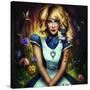 Alice in Wonderland-JoJoesArt-Stretched Canvas