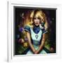 Alice in Wonderland-JoJoesArt-Framed Giclee Print