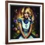 Alice in Wonderland-JoJoesArt-Framed Giclee Print