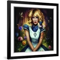 Alice in Wonderland-JoJoesArt-Framed Giclee Print