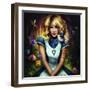 Alice in Wonderland-JoJoesArt-Framed Giclee Print
