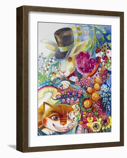 Alice In Wonderland-Oxana Zaika-Framed Giclee Print