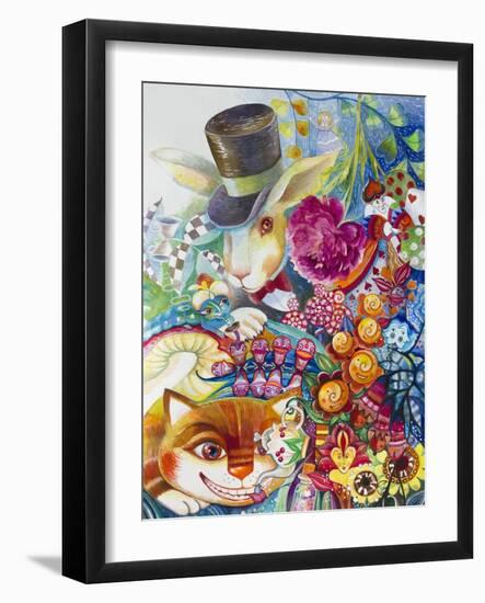 Alice In Wonderland-Oxana Zaika-Framed Giclee Print