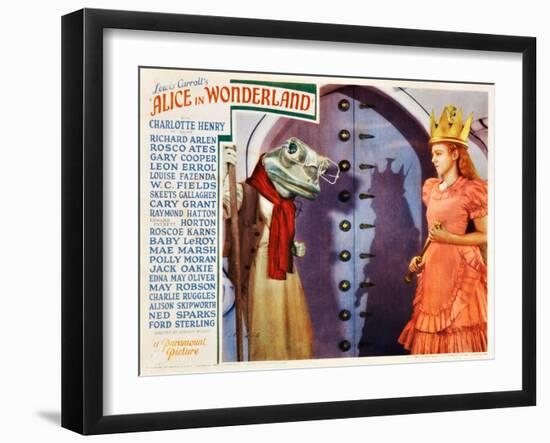 Alice in Wonderland-null-Framed Art Print