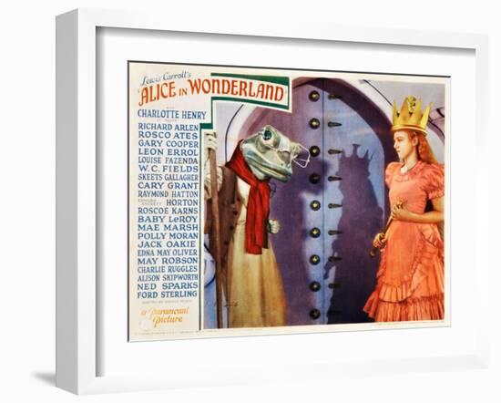 Alice in Wonderland-null-Framed Art Print