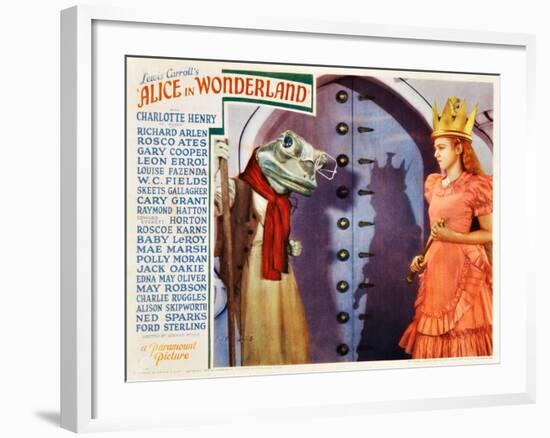 Alice in Wonderland-null-Framed Art Print