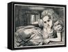 Alice in Wonderland-Vintage Apple Collection-Framed Stretched Canvas