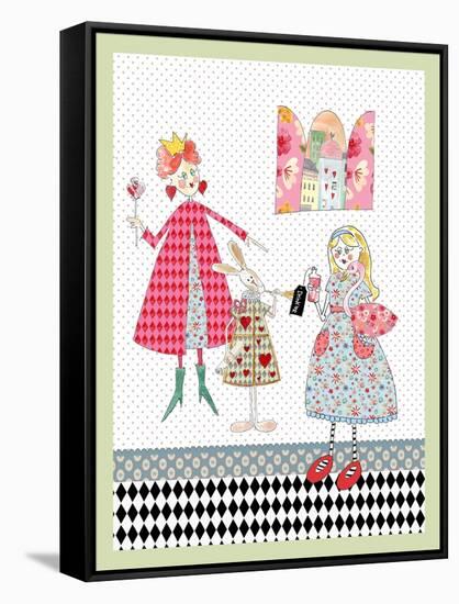 Alice in Wonderland-Effie Zafiropoulou-Framed Stretched Canvas