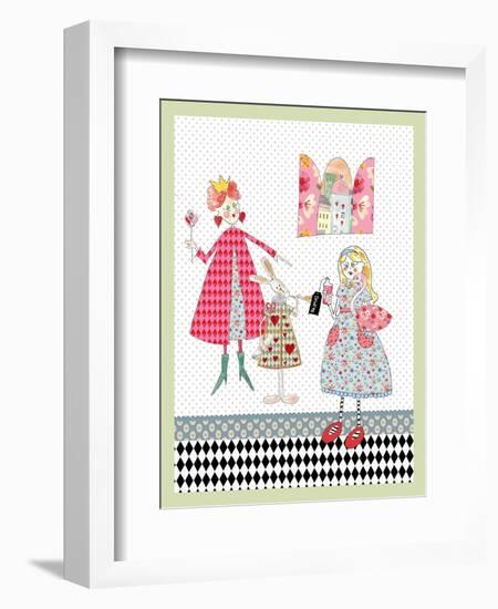 Alice in Wonderland-Effie Zafiropoulou-Framed Giclee Print