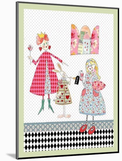 Alice in Wonderland-Effie Zafiropoulou-Mounted Giclee Print