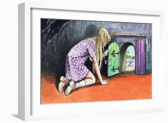 Alice in Wonderland-Philip Mendoza-Framed Giclee Print