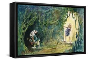 Alice in Wonderland-Philip Mendoza-Framed Stretched Canvas