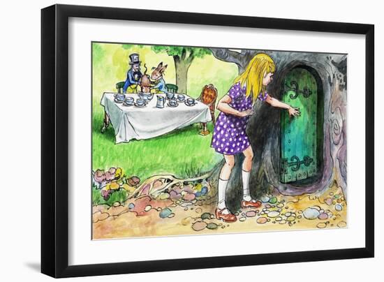 Alice in Wonderland-Philip Mendoza-Framed Giclee Print