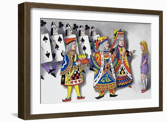 Alice in Wonderland-Philip Mendoza-Framed Giclee Print