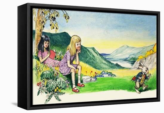 Alice in Wonderland-Philip Mendoza-Framed Stretched Canvas