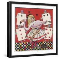 Alice in Wonderland-Jesus Blasco-Framed Giclee Print