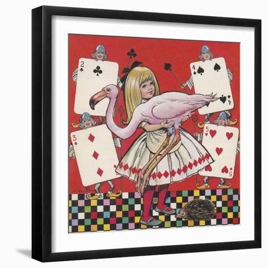 Alice in Wonderland-Jesus Blasco-Framed Giclee Print