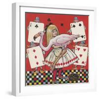 Alice in Wonderland-Jesus Blasco-Framed Giclee Print