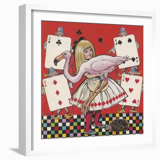 Alice in Wonderland-Jesus Blasco-Framed Giclee Print