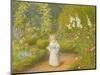 Alice in Wonderland-Arthur Hughes-Mounted Giclee Print