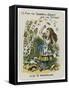 Alice in Wonderland-John Tenniel-Framed Stretched Canvas