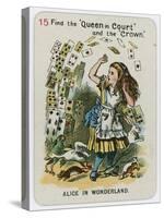 Alice in Wonderland-John Tenniel-Stretched Canvas