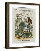 Alice in Wonderland-John Tenniel-Framed Giclee Print