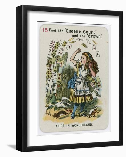 Alice in Wonderland-John Tenniel-Framed Giclee Print