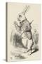 Alice in Wonderland --John Tenniel-Stretched Canvas